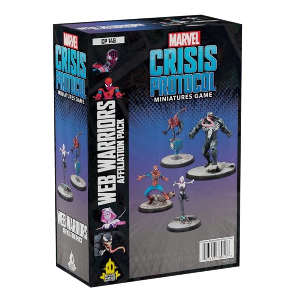 Marvel Crisis Protocol Web Warriors Affiliation Pack